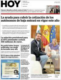 Portada de Hoy - Caceres (España)