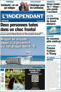 Portada de Le Indépendant (Francia)