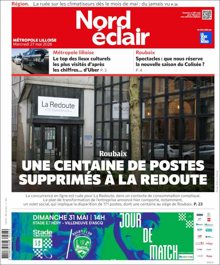 Portada de Nord Éclair (Francia)