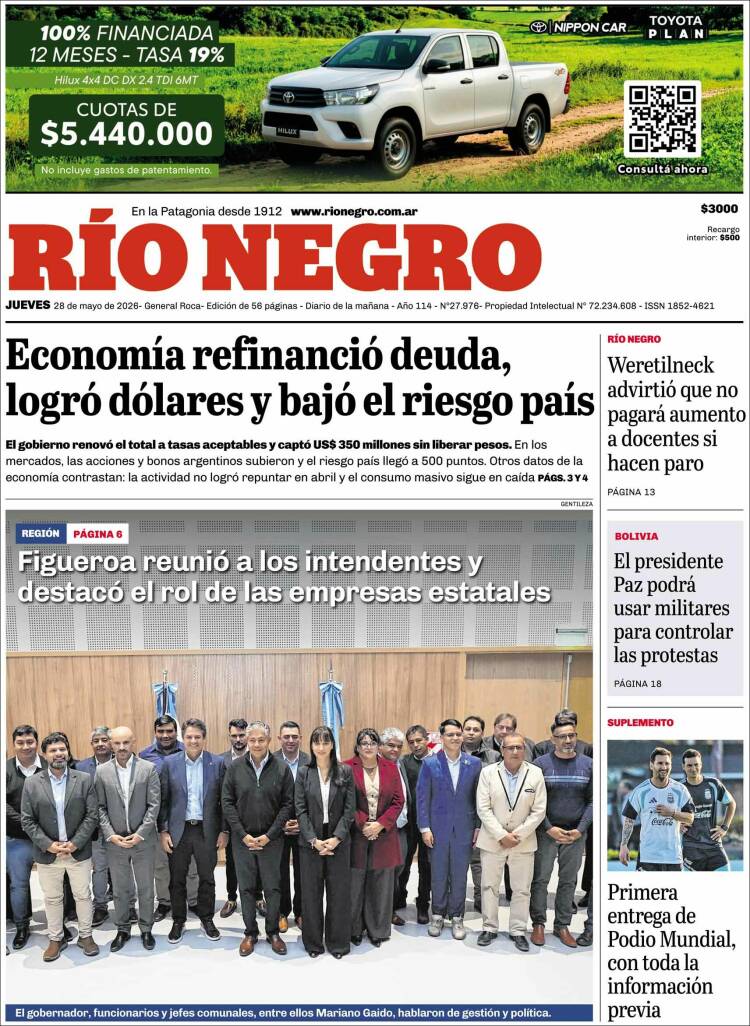 Portada de Rio Negro (Argentina)