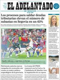 Portada de El Adelantado de Segovia (España)