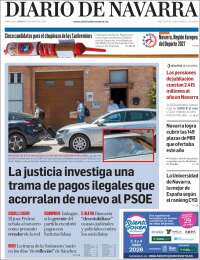 Portada de Diario de Navarra (España)