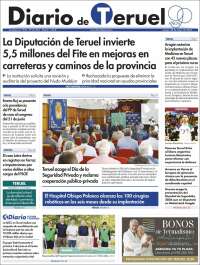 Portada de Diario de Teruel (España)
