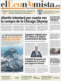 Portada de El Economista (España)