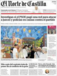 Portada de Norte de Castilla - Palencia (España)