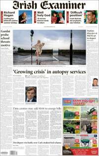 Portada de Irish Examiner (Irlanda)