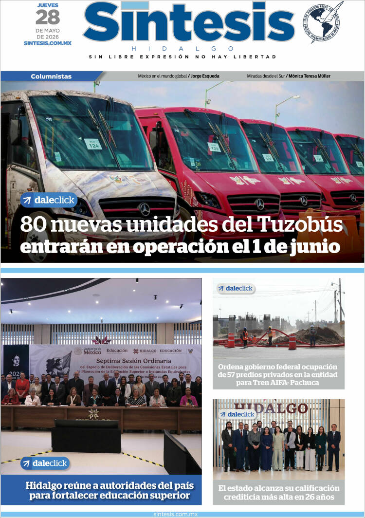 Portada de Sistesis - Hidalgo (México)