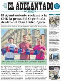 Portada de El Adelantado de Segovia (España)