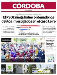 Portada de Diario de Córdoba (España)