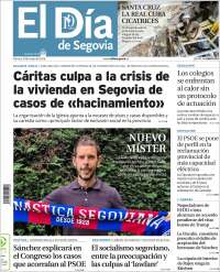 Portada de El Día de Segovia (España)