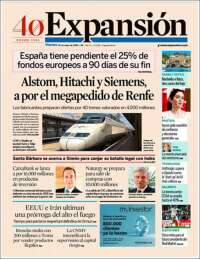 Portada de Expansión (España)