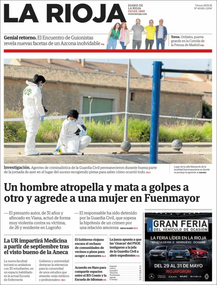 Portada de La Rioja (España)