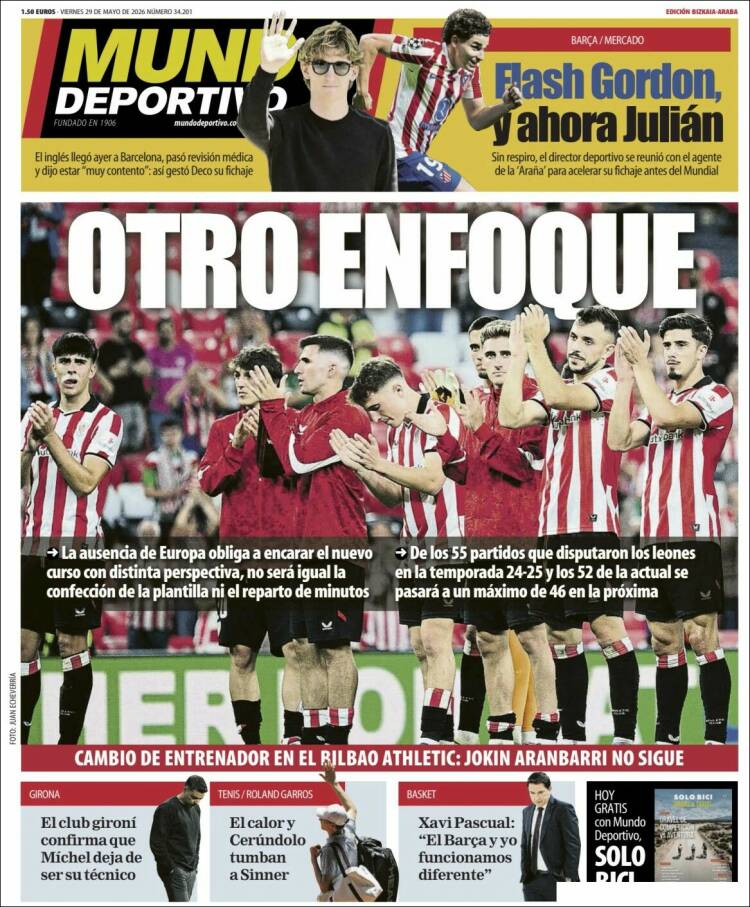 Portada de Mundo Deportivo Bizkaia (España)