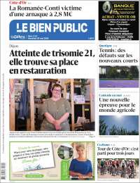 Portada de Le Bien Public (Francia)