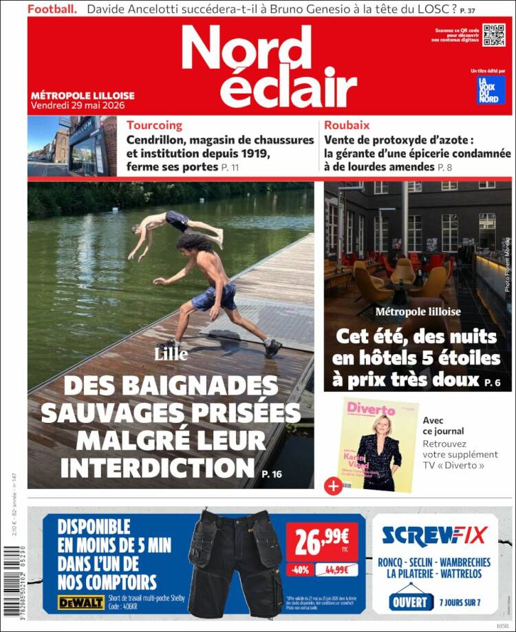 Portada de Nord Éclair (Francia)