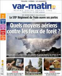 Portada de Var-Matin (Francia)