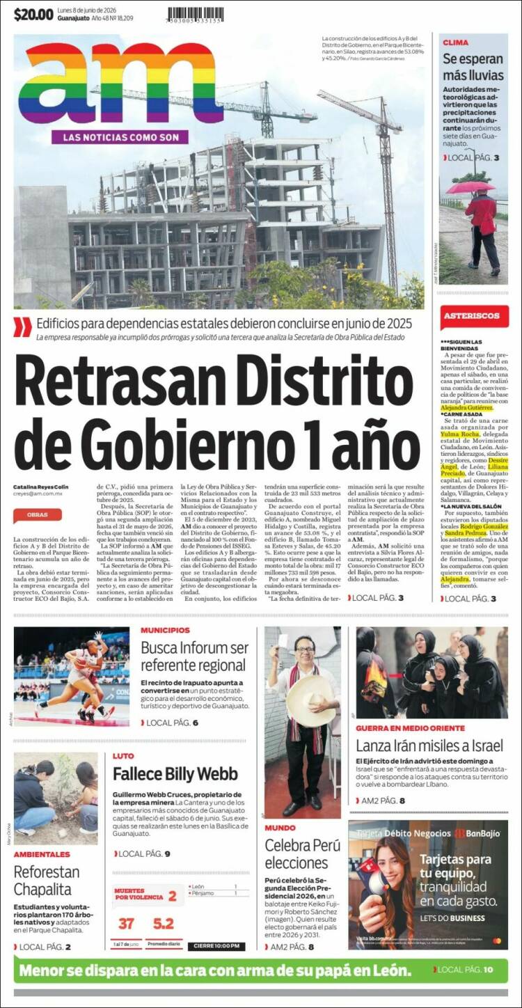 Portada de Al Día A.M. (México)