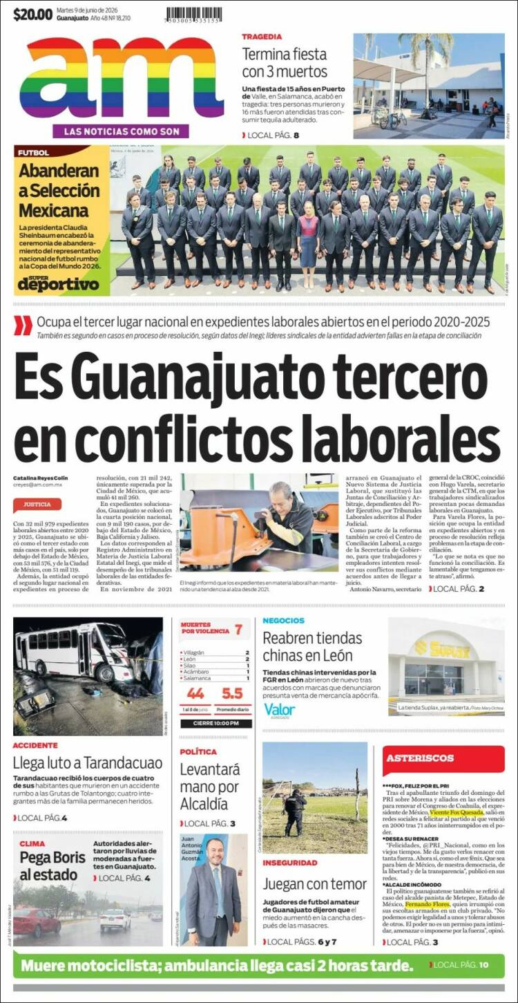 Portada de Al Día A.M. (México)
