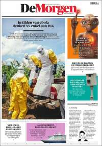 Portada de De Morgen (Belgium)