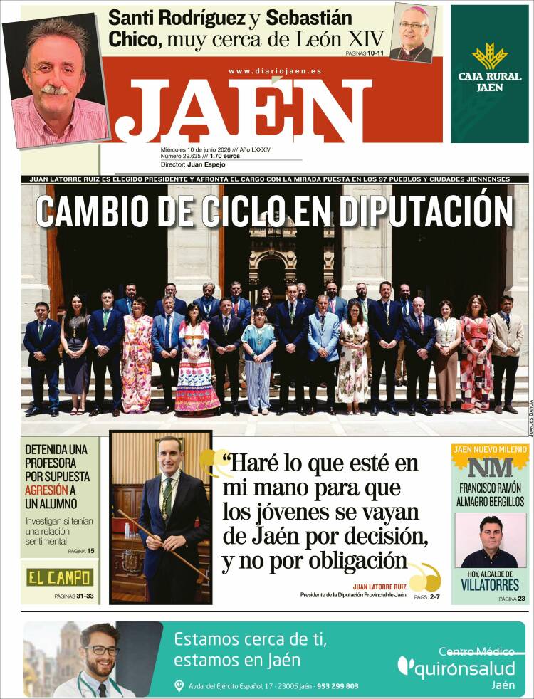 Portada de Diario Jaén (Spain)