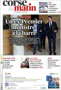 Portada de Corse-Matin (France)