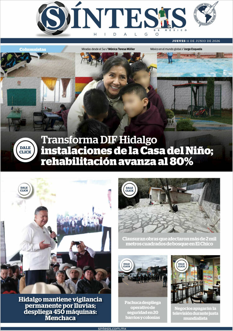 Portada de Sistesis - Hidalgo (México)