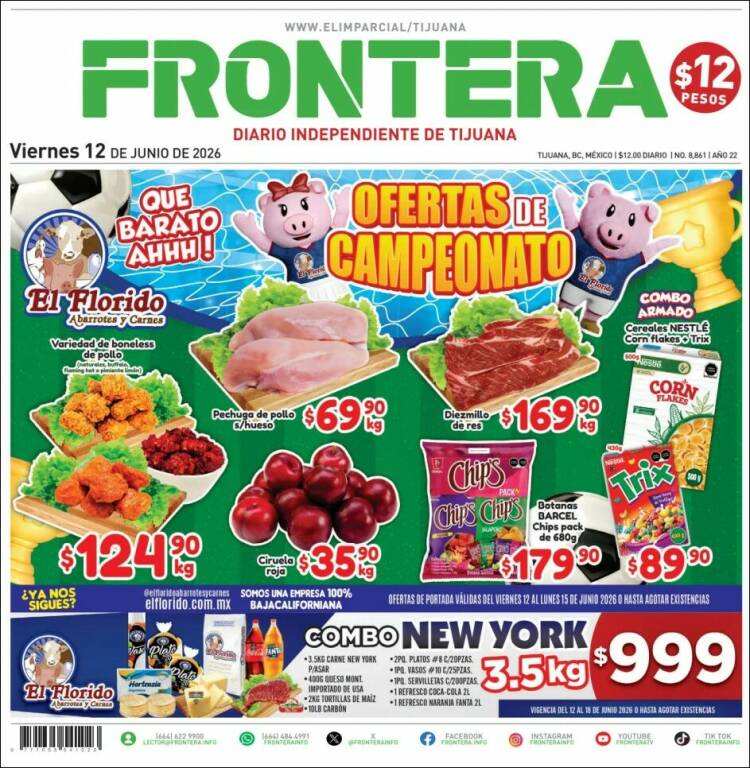 Portada de Frontera (México)