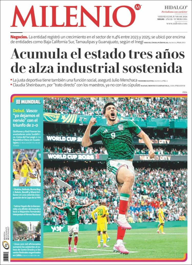 Portada de Milenio de Hidalgo (México)