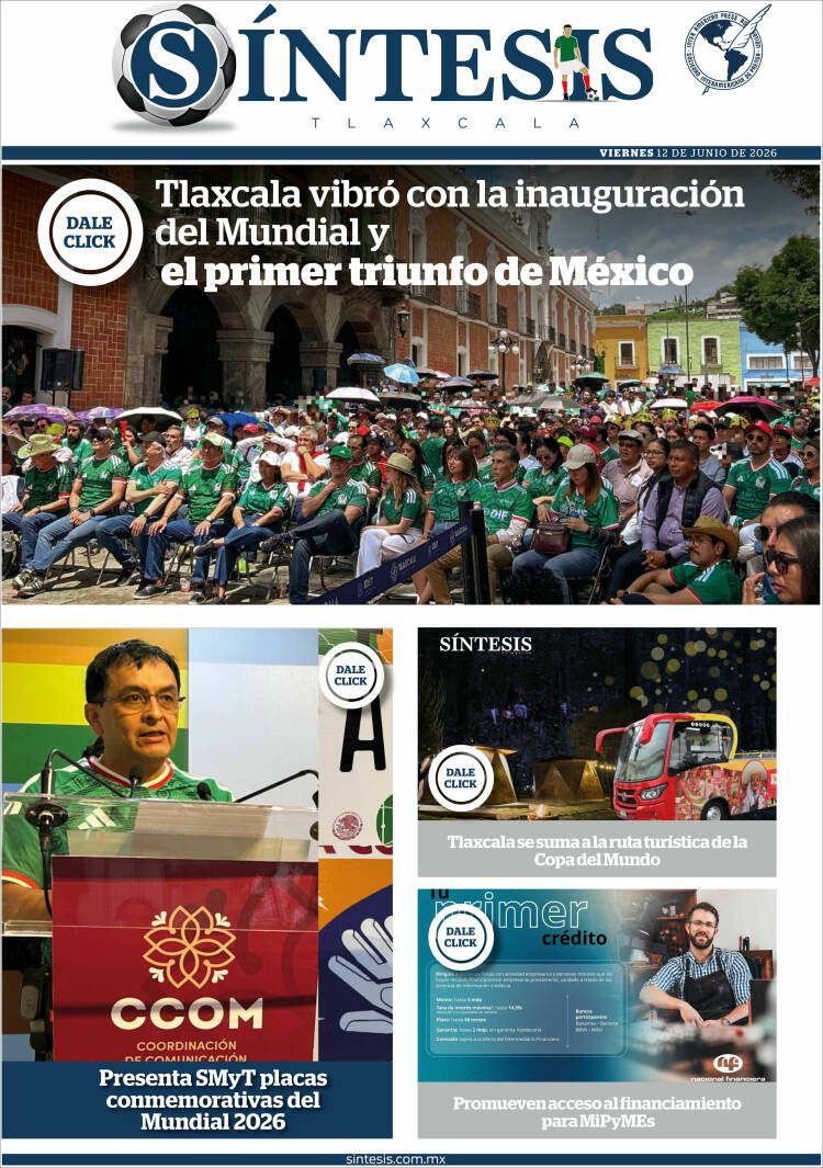 Portada de Síntesis de Tlaxcala (México)