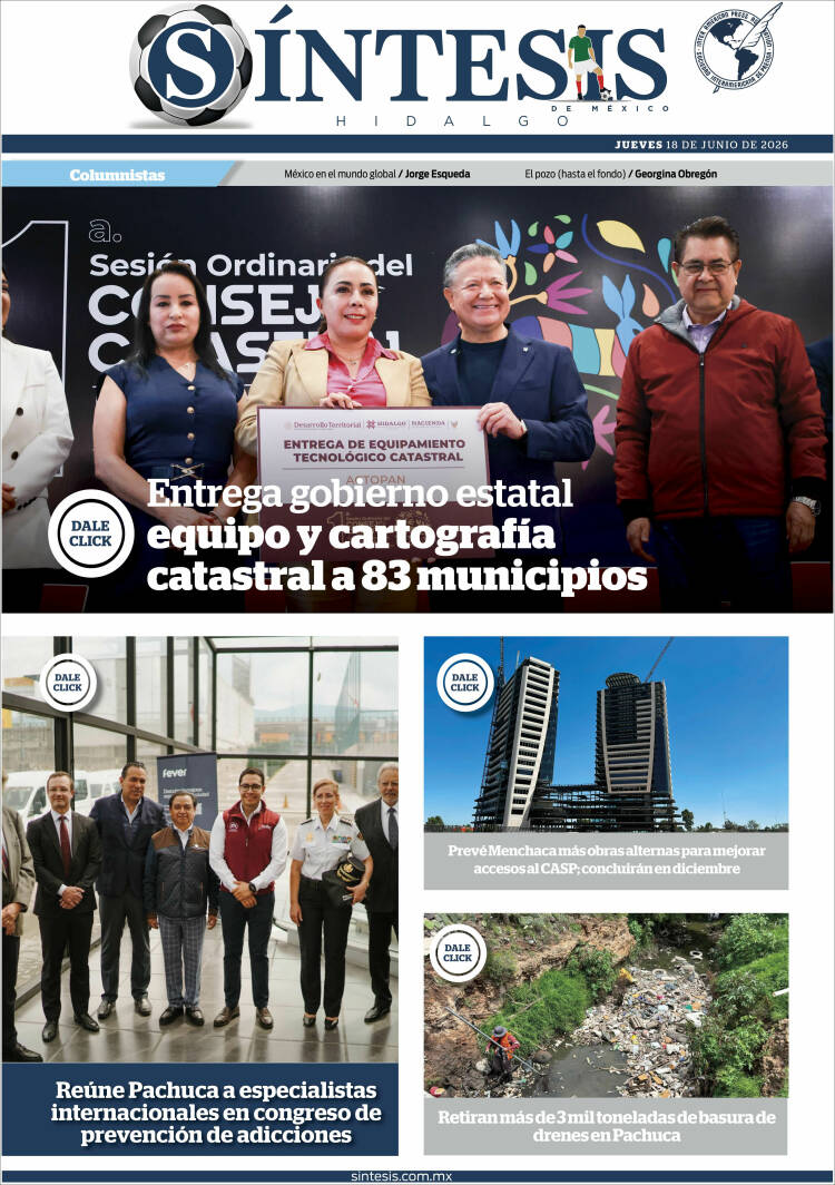Portada de Sistesis - Hidalgo (México)