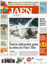 Portada de Diario Jaén (Spain)