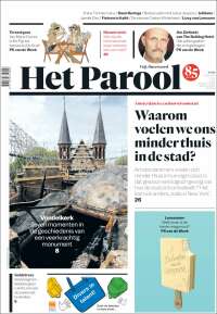 Portada de Het Parool (Países Bajos)