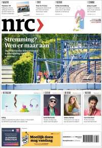 Portada de NRC Handelsblad (Países Bajos)