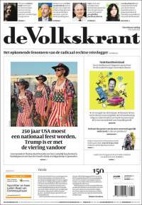 Portada de De Volkskrant (Países Bajos)