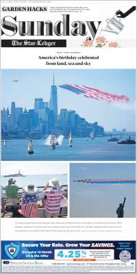 Portada de Star-Ledger (USA)