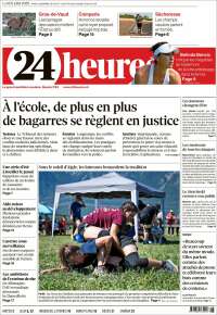 Portada de 24 Heures (Switzerland)