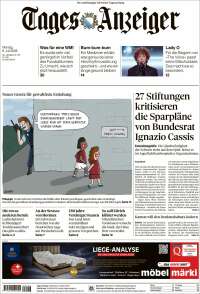 Portada de Tages-Anzeiger (Switzerland)