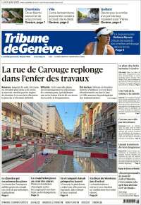 Portada de La Tribune de Genève (Switzerland)