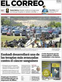Portada de El Correo - Guipuzcoa (Spain)