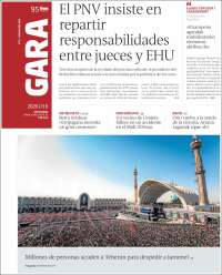 Portada de Gara (Spain)