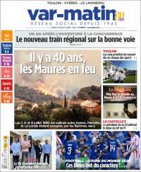 Portada de Var-Matin (France)