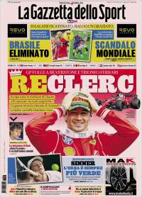 Portada de La Gazzetta dello Sport (Italy)