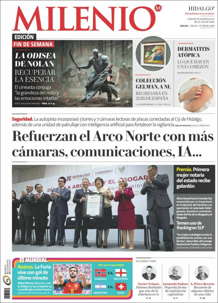 Portada de Milenio de Hidalgo (Mexico)