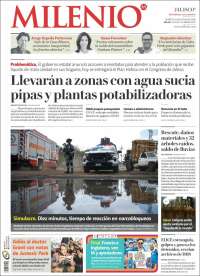 Portada de Milenio - Jalisco (México)