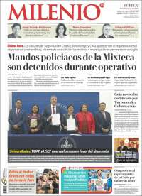 Portada de Milenio de Puebla (México)