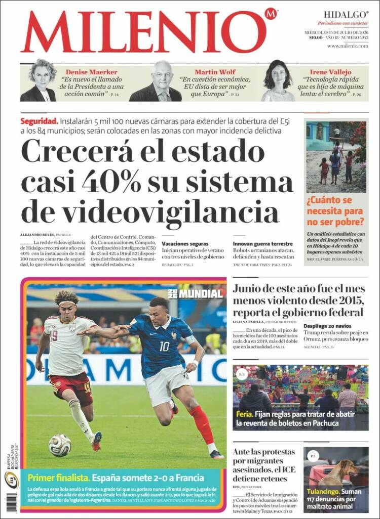 Portada de Milenio de Hidalgo (México)