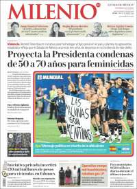 Portada de Milenio - Estado de México (México)