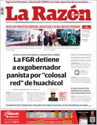 Portada de La Razón (México)