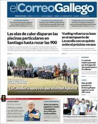 Portada de El Correo Gallego (Spain)
