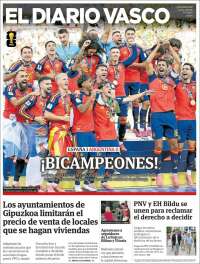 Portada de Diario Vasco (Spain)